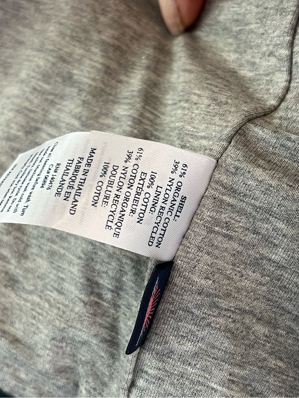 Faherty Water Resistant Coach’s Jacket organic cotton blend/ embroidered / retro - Picture 7 of 7